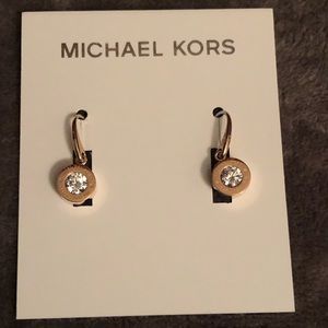 Rose Gold Michael Kors earrings